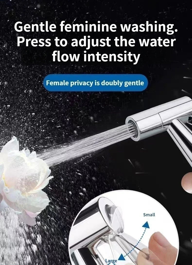 Bathroom Toilet Faucet Extension Hose External Bidet Sprayer Pressurized Water Pipe Flush Extension for Toilet