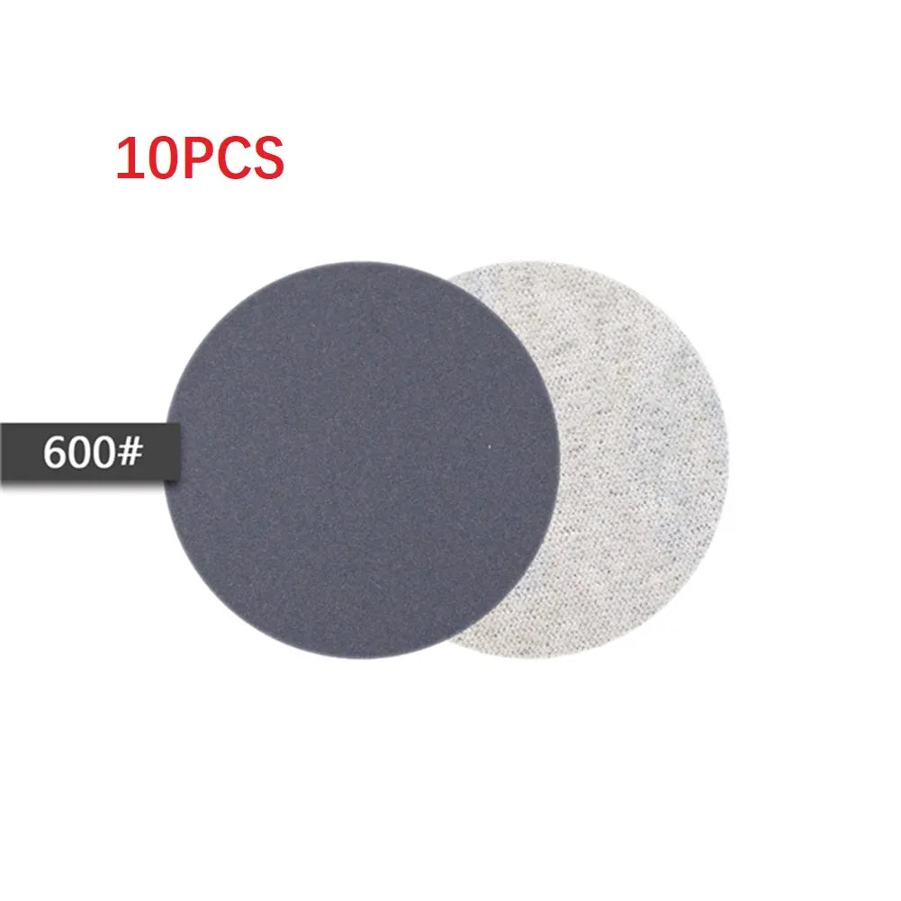 10Pcs 3inch Silicon Carbide Sanding Discs 75mm Wet And Dry Sanding Sandpaper 240-10000 Grit Automotive Grinding Polishing Tools