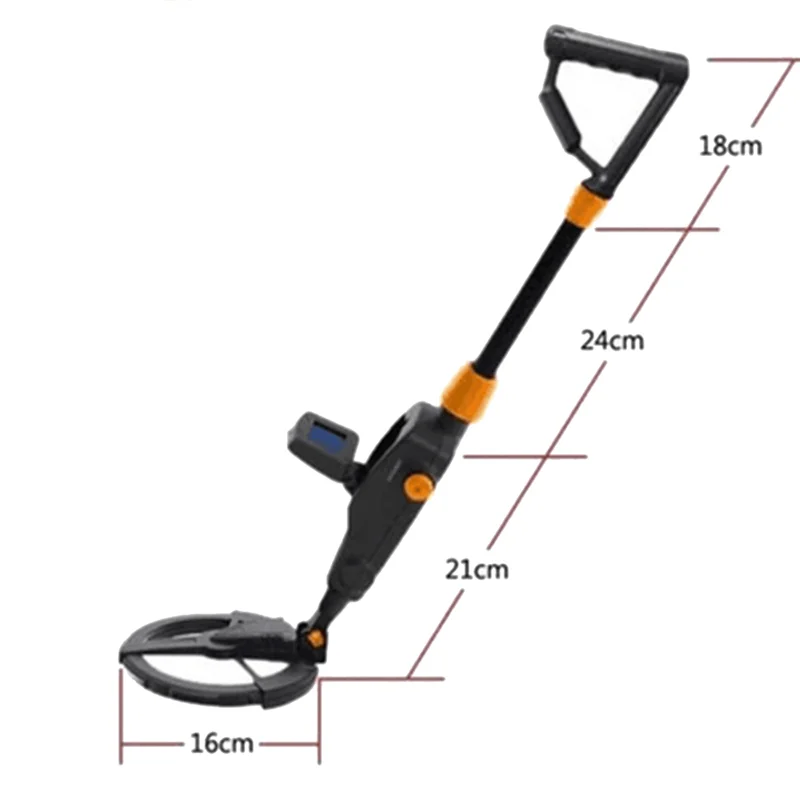 ABKN-2X MD1008A Underground Metal Detector Gold Silver Jewelry Treasure Search Finders Waterproof Treasure Metal Seeker Tool