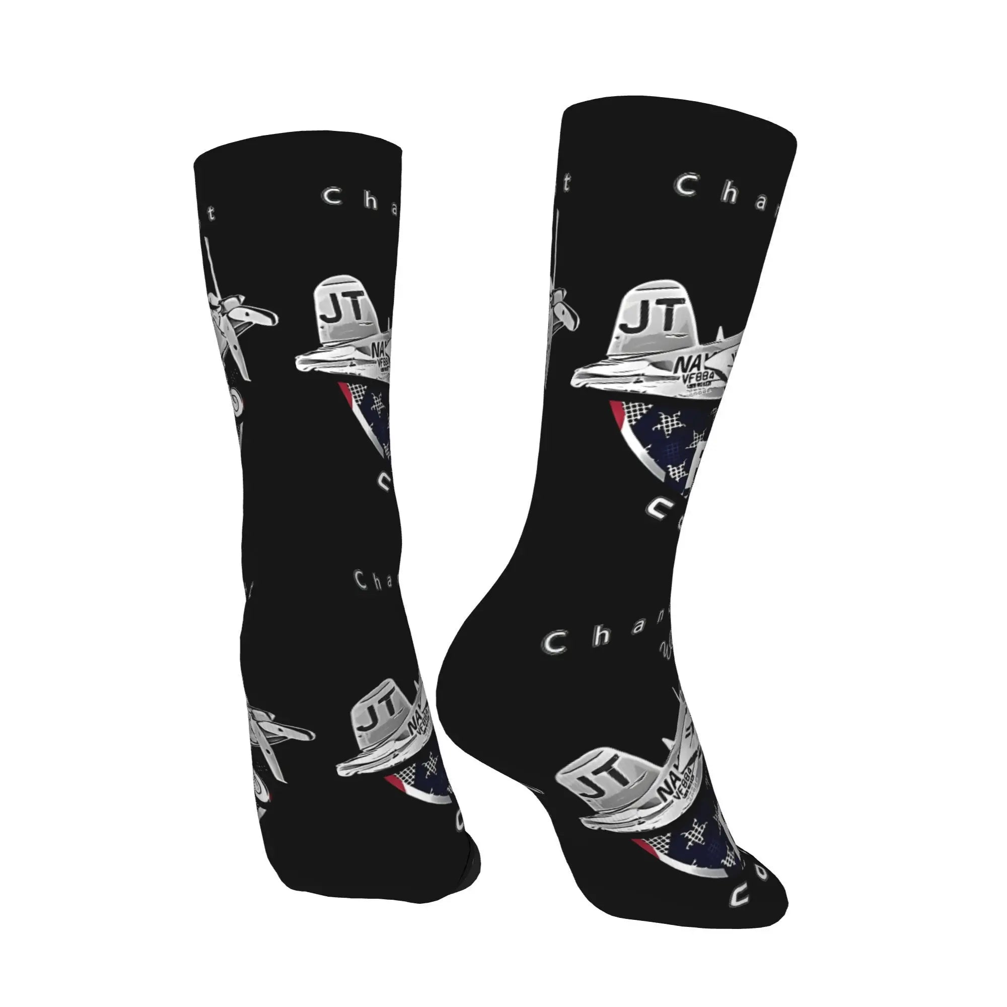 Flying Fortress  Socks  Male Mens Women Winter Stockings Polyester