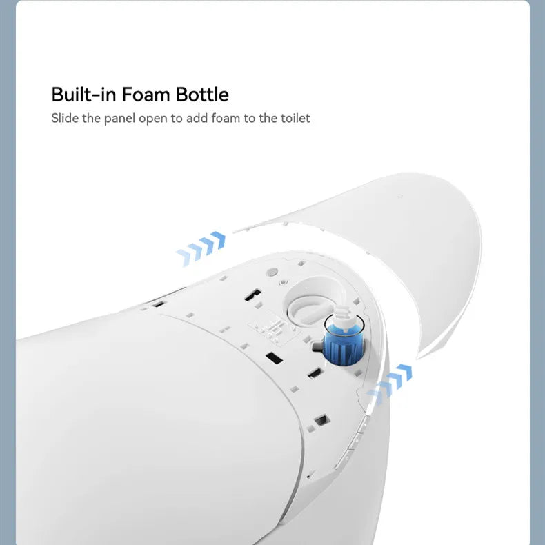 Bathroom Floor Mounted P-trap Electronic Automatic Bidet Toilet AI Voice Control Toilet Bowl WC Intelligent Smart Toilet
