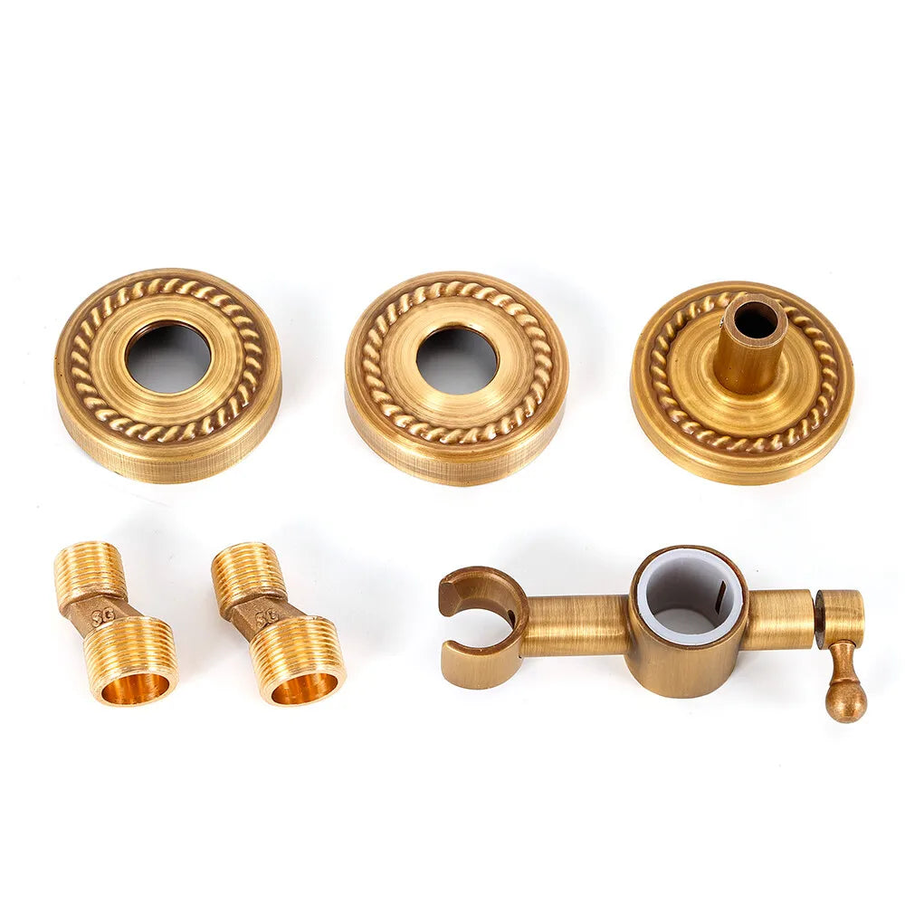 Praktisches Duschset Mit Höhenverstellbarem Hand-Spray-Halter (85-110cm), 1,5m/4,92ft Langem Schlauch (Maximale Flexibilität)