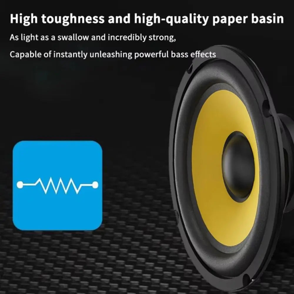 5/6/8/10 Inch Car Bass Speaker HiFi Music Full Range Frequency Coaxial Subwoofer Audio Speakers Universal DIY Car Stereo Speaker