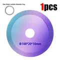 1-10pcs Ultra-Thin 100mm Diamond Saw Blade, for Tile Glass Marble Polishing, Fits Angle Grinder