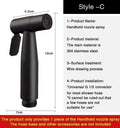Bathroom Toilet Faucet Extension Hose External Bidet Sprayer Pressurized Water Pipe Flush Extension for Toilet