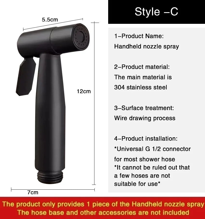 Bathroom Toilet Faucet Extension Hose External Bidet Sprayer Pressurized Water Pipe Flush Extension for Toilet