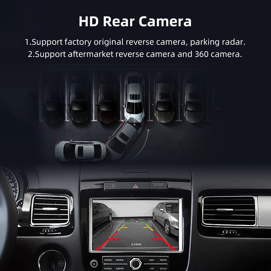 Ezonetronics OEM Screen Upgrade Decoder Box CarPlay Android Car Modification Kit for Volkswagen Touareg 8" 2011-2017