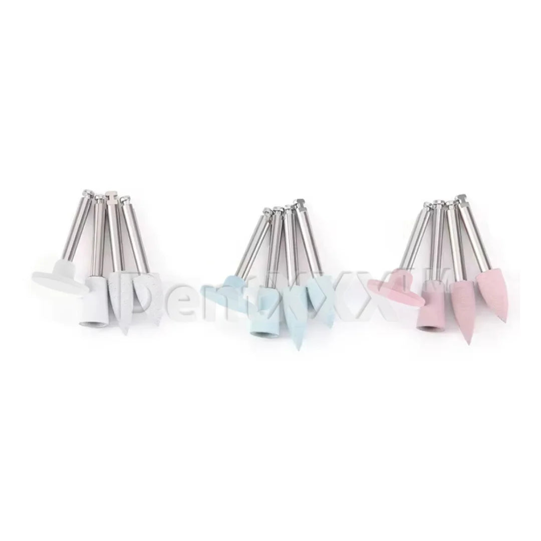 12Pcs Silicone Polishing Rubber Grinding Heads for Low-Speed Polishing