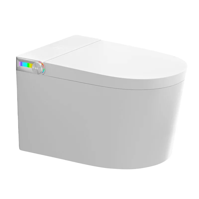 Wall-mounted smart toilet automatic flip modern simple no water pressure limit household bathroom siphon