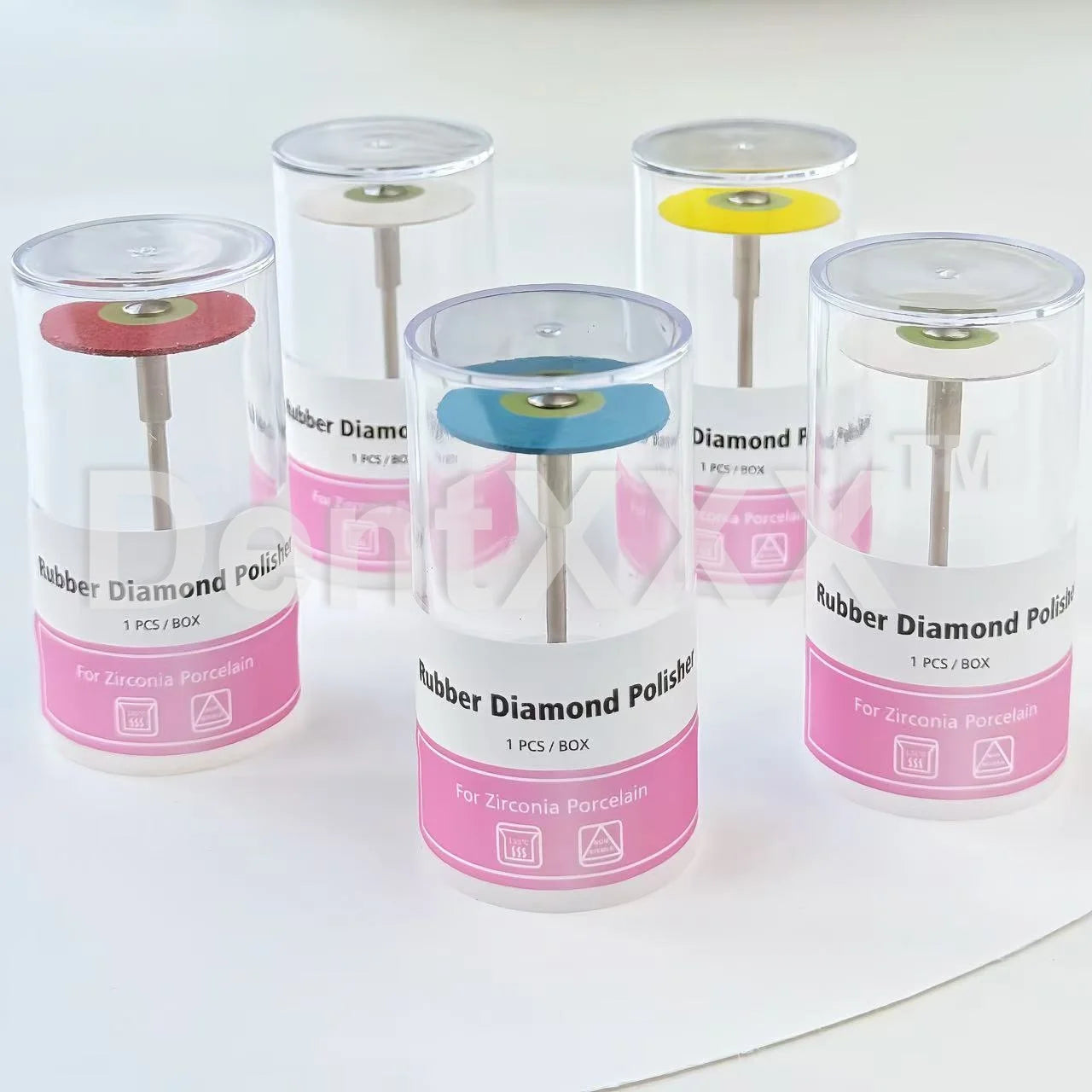 Single-Piece Rubber Diamond Polishing Disc Grinding Head, with Different Grits Suitable for Ceramic, Metal and Other Workpieces