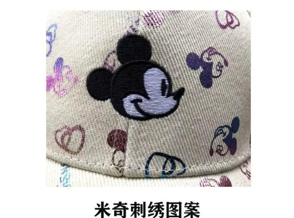 Children's Hats Spring and Autumn Boys Thin Sunscreen Baseball Caps Cute Super Cute Sunshade Cap Middle Children's Mickey Hats