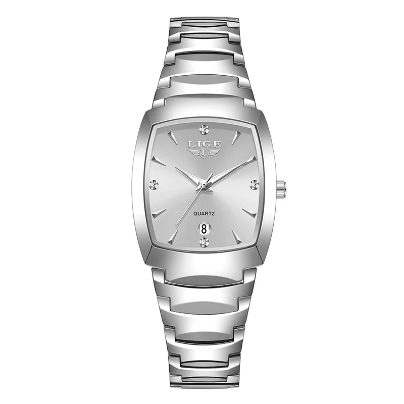 LIGE Watch women Business Luxury Ladies clock female waterproof watches Fashion quartz Simple Watch for Wome montre femme+BOX