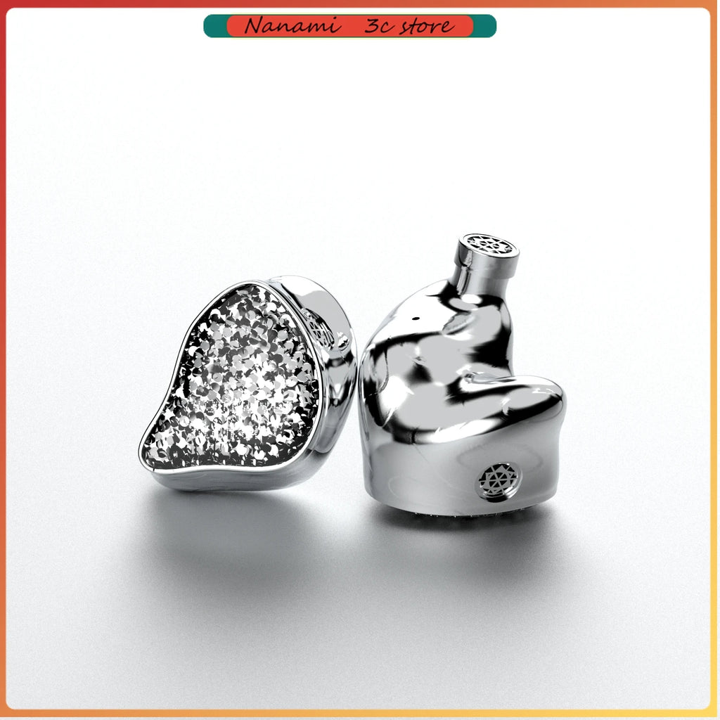 New EarAcoustic Audio VSA MAX IEMs Full-width titanium diaphragm Tesla Dynamic HIFI In-ear Earphones VoidSilver Stalker monitor