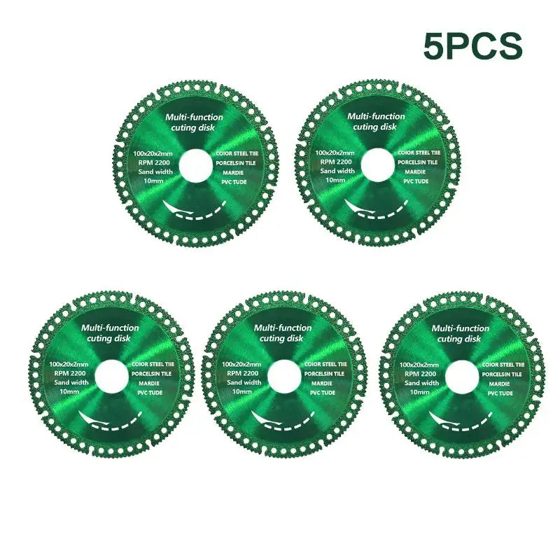 【MA3】6 In 1 Diamond Saw Blade Cut Off Wheels Diamond Cutting Disc Metal Iron Steel Rock Slab Marble Saw Blade
