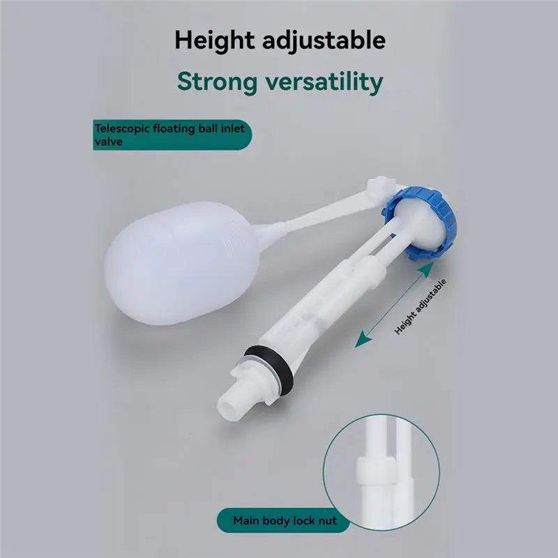 A04G-Adjustable Old Type Toilet Tank Balls With Inlet Valve G1/2 Float Ball  For Control Water Level Toilet Accessories