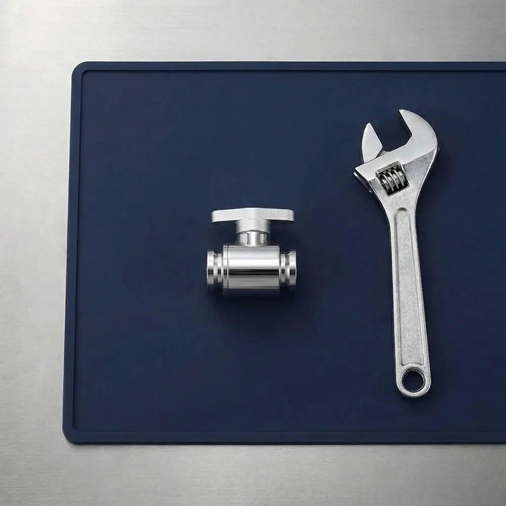 Durable G1/4 Internal Thread Stop Valve Silver Handle Precise Water Ball Valve Internal Thread Valve Rigid Tubing