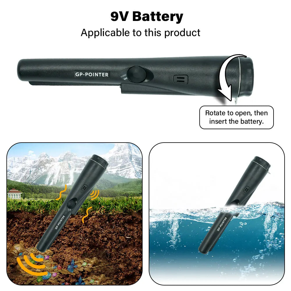 NEW Handheld Metal Detector Metal Pinpointing Rod Detector GP-pointer Waterproof Metal Gold Detector Tester For Coin Gold