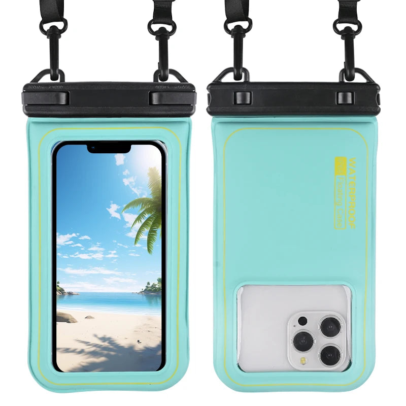HAISSKY Sponge Float Waterproof Swimming Bags Crossbody Travel Surfing Storage Pouch For iPhone 17 16 Pro Max 15 Samsung Xiaomi