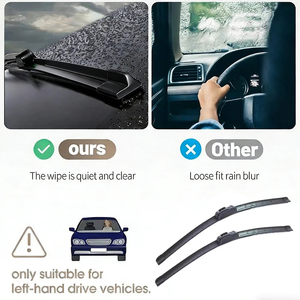 For Mercedes Benz GLE Class W166 C292 W167 V167 2015-2023 Front Windshield Wiper Blades 2pcs Windscreen Window Accessories 2015