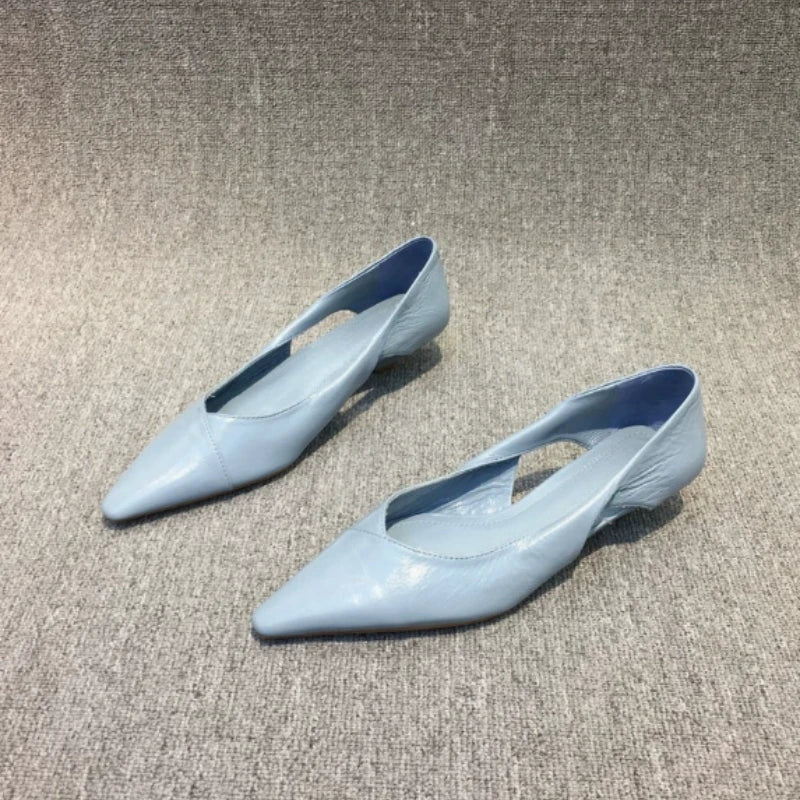 Woman Elegant French Square Toe Mary Janes Shoes Cute Casual Female Retro Low Heel Footwears Soft Soled Outdoor Dress Pumps