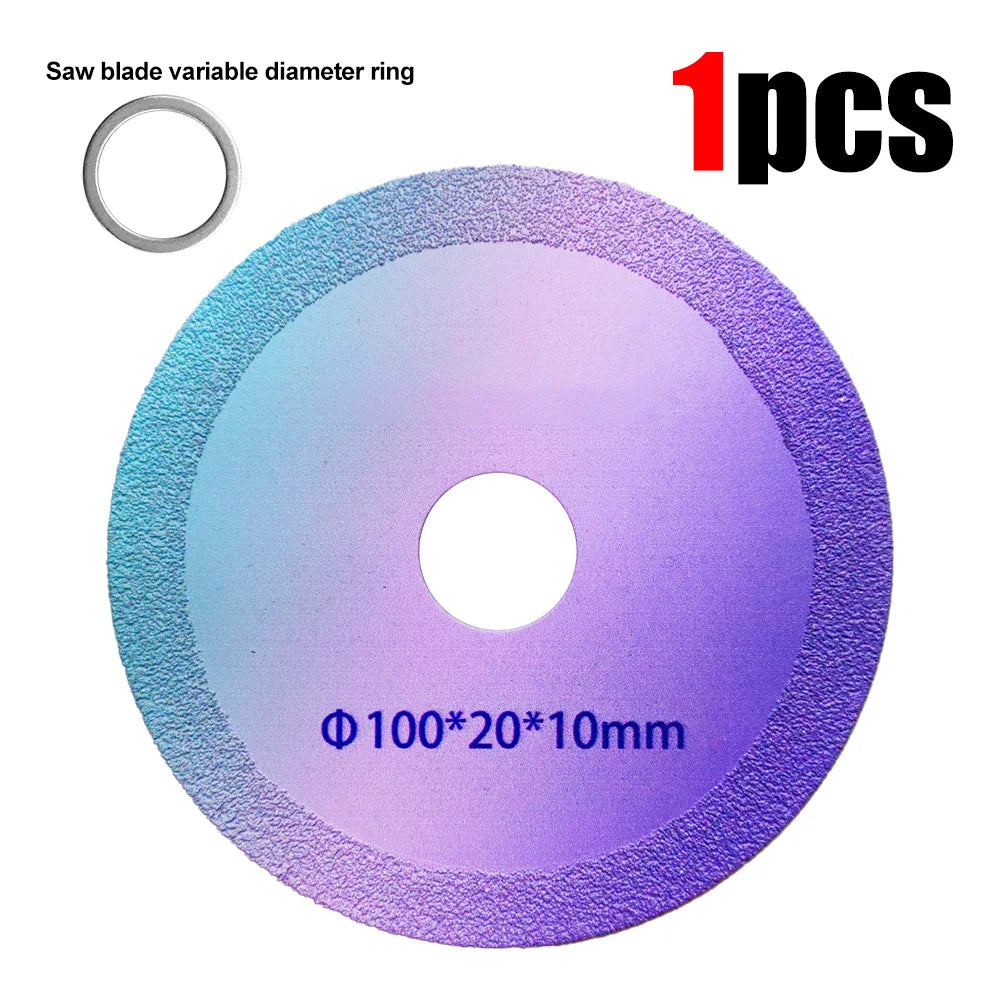 1-10pcs Ultra-Thin 100mm Diamond Saw Blade, for Tile Glass Marble Polishing, Fits Angle Grinder