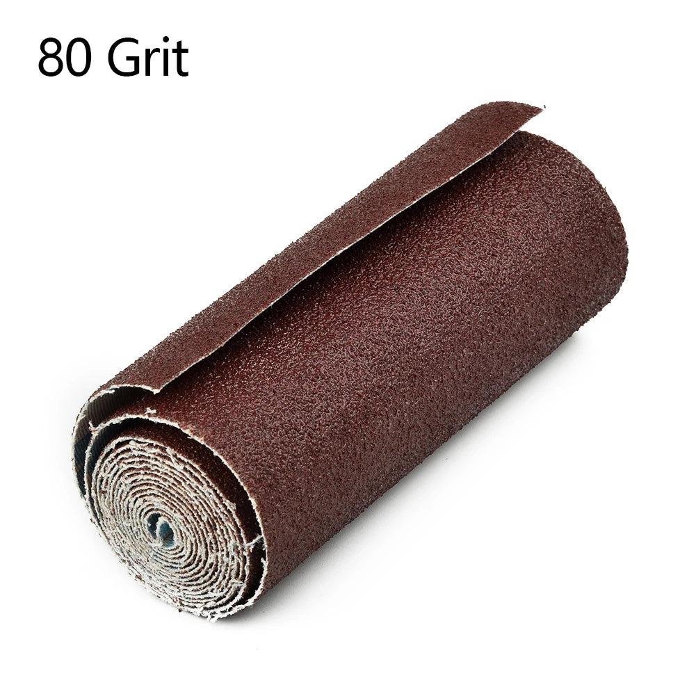 1 Roll 1M Sandpaper Emery Cloth 100mm Width 80/120/180/240/320/600 Grit Polishing Sandpaper for Woodcarving Root Carving