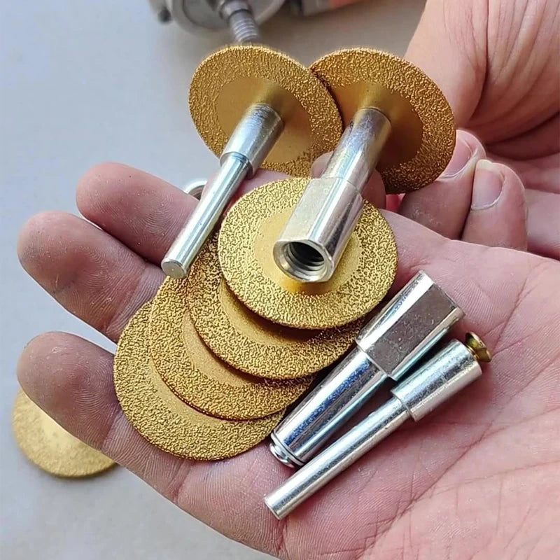 40mm Braze Diamond Saw Blade M10 Angle Grinder Electric Hand Drill Connecting rod Adapter Ceramic Stone Carving Cutting Tools