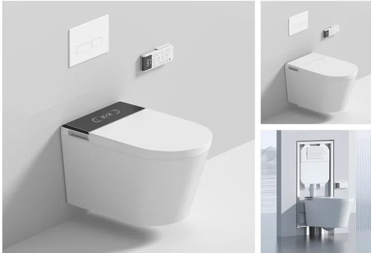 Chaozhou New Design Auto Washing Automatic Water Spray Smart Toilet for Bathroom