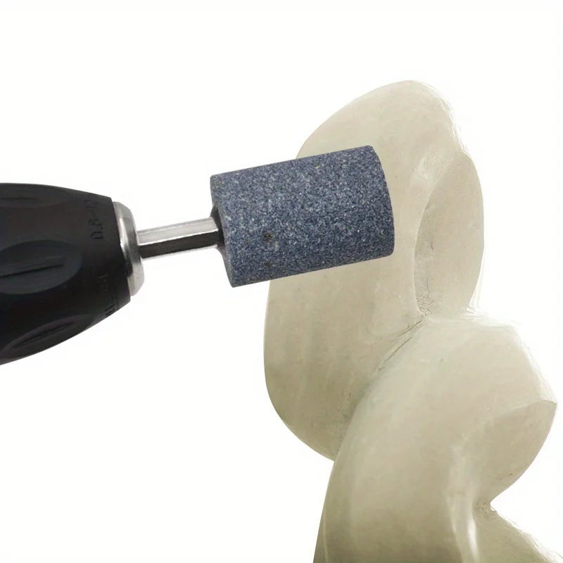 4Pcs Grinding Wheel Heads with Hexagonal Shank - Metal Polishing Stones Set for Polishing, Repairing, Sharpening