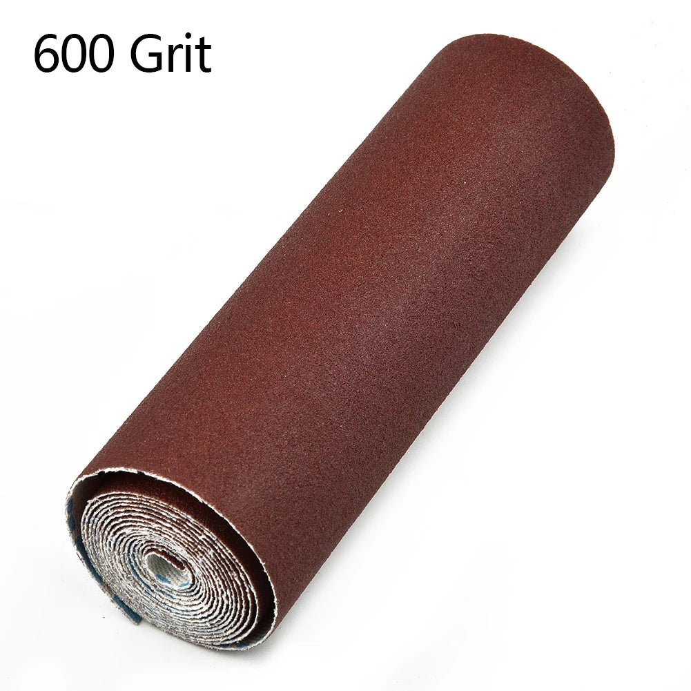 1Roll 1M Sandpaper Emery Cloth 100mm Width 80/120/180/240/320/600 Grit Polishing Sandpaper For Woodcarving Root Carving