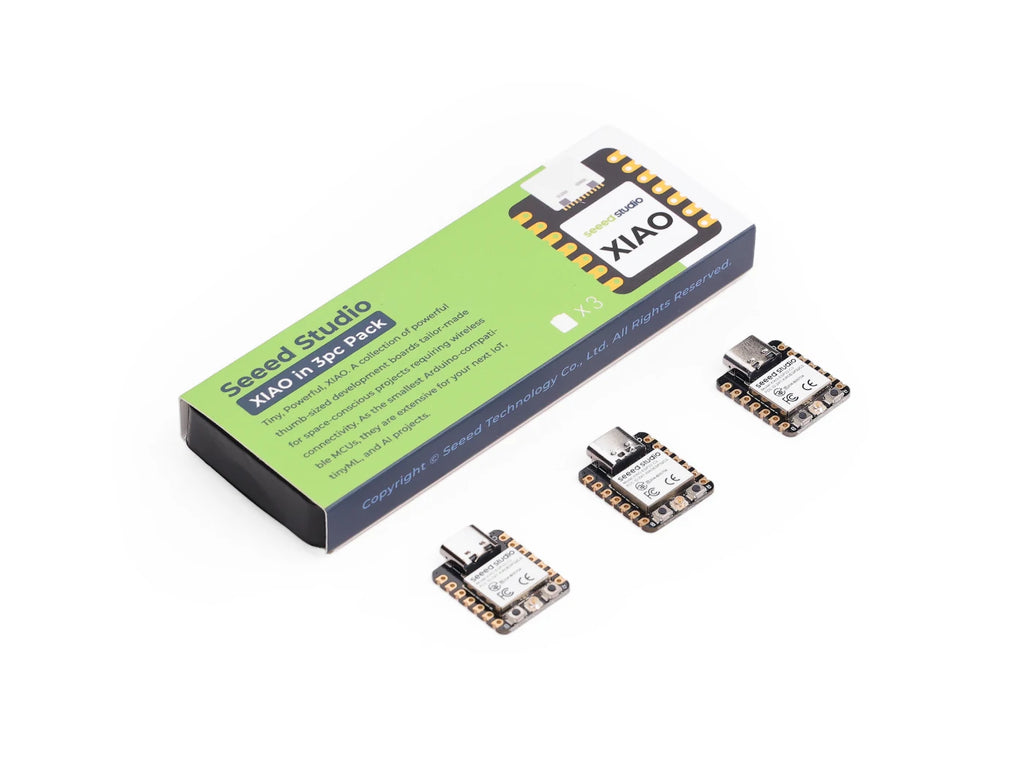 3PCS Pack XIAO ESP32C3 Mini Development Board ESP32 C3 Dev Module WiFi BLE5.0 RISC-V for Arduino IDE, MicroPython, CircuitPython