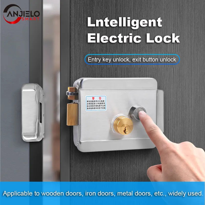 ANJIELO Doorbell Video Intercom System Accessories DC 12V Access Control Power Controller | Electric Lock | Electromagnetic Lock