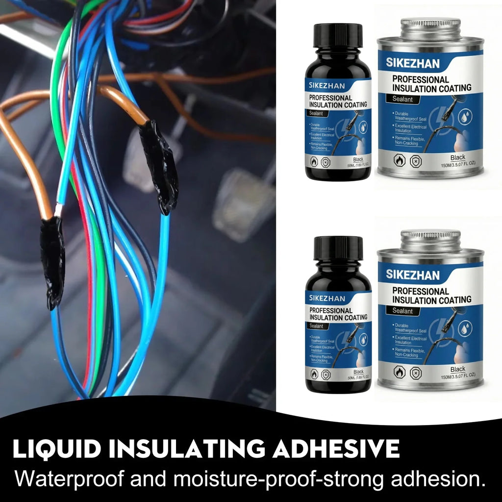 Liquid Electrical Tape Quick-Drying Wire Insulating Glue,Waterproof High-Temp Resistant Rubber for Outdoor Electrical Equipment