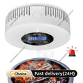 Smoke and Carbon Monoxide Detector with LCD Display Smoke and CO Alarm Powered by Battery for Home Hallways Bedroom