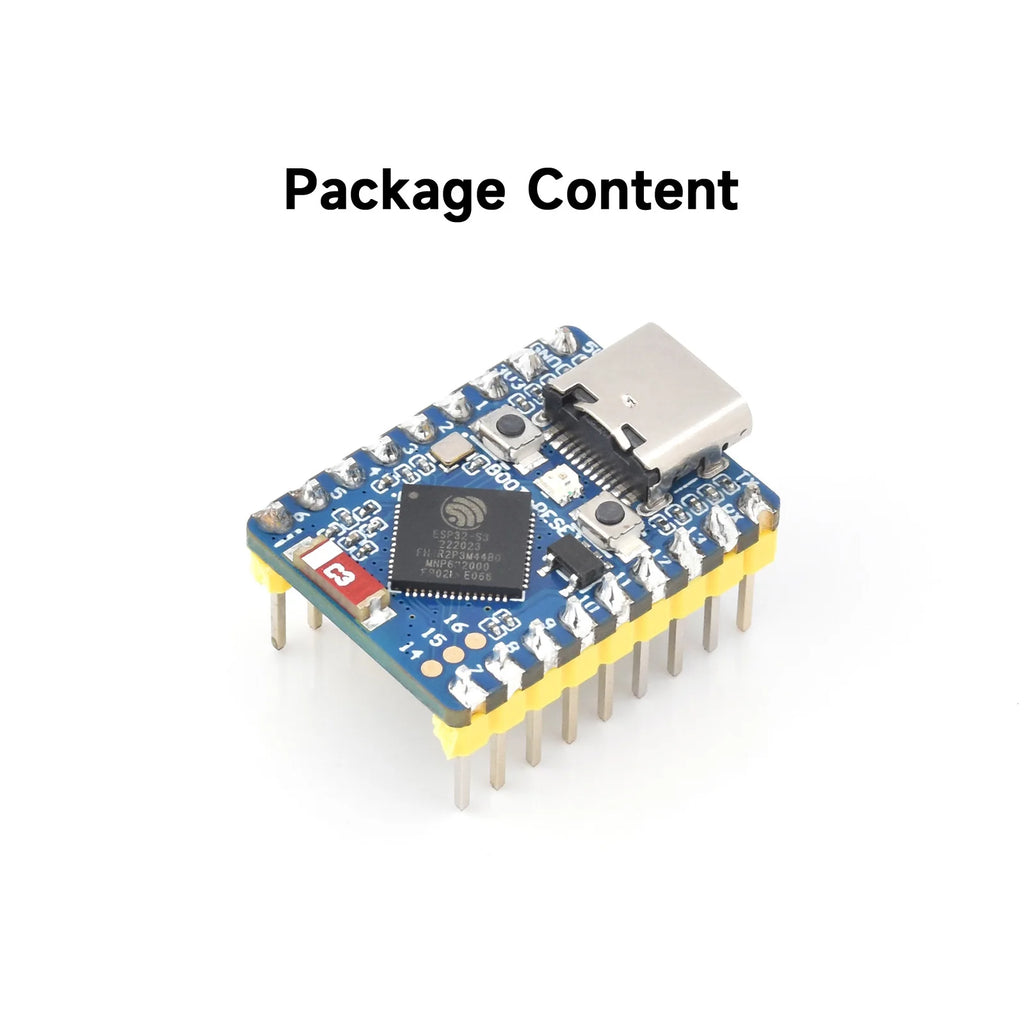 Waveshare ESP32-C3 Zero Mini Development Board, Based On ESP32-C3FN4 Single-core, 160MHz Running Frequency, Mircocontroller