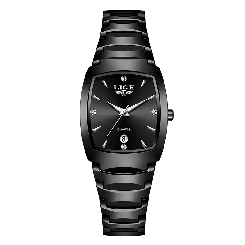 LIGE Watch women Business Luxury Ladies clock female waterproof watches Fashion quartz Simple Watch for Wome montre femme+BOX