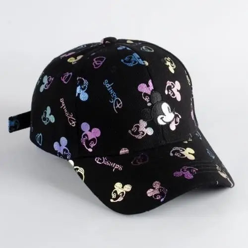 Children's Hats Spring and Autumn Boys Thin Sunscreen Baseball Caps Cute Super Cute Sunshade Cap Middle Children's Mickey Hats