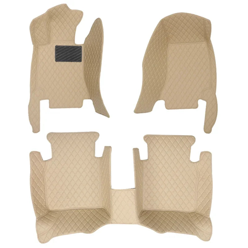 Car Mats For Peugeot 3008 P84 2017~2023 Leather Floor Mat Carpets Protective Pad Rugs Interior Parts Car 2018 2019 automotive tr
