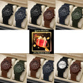 Surprise Mystery Watch Set Blind Box-2PCS/Set Men Sports Watches Casual Nylon Band Military Quartz Wristwatches（Without Box）