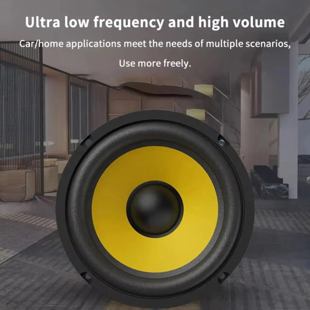 5/6/8/10 Inch Car Bass Speaker Coaxial Subwoofer HiFi Music Full Range Frequency Car Subwoofer High-volume Universal