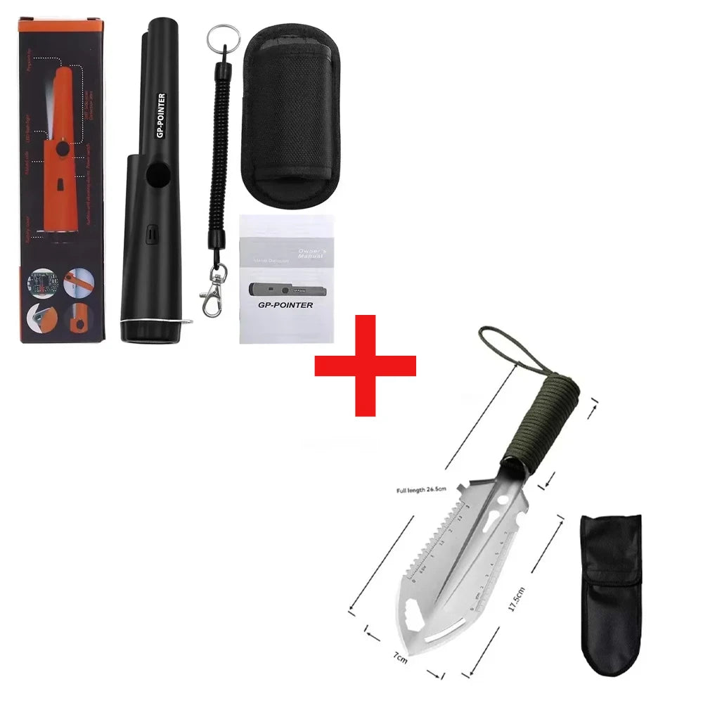 New High Quality Handheld Metal Detector GP-pointer Waterproof Positioning Rod Detecting With Bracelet LED Lights