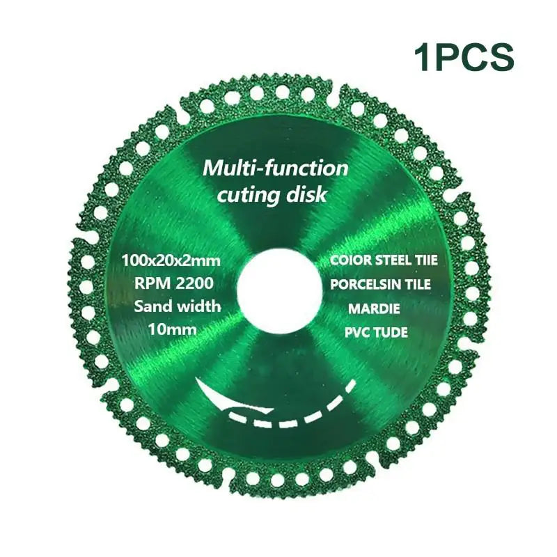 【MA3】6 In 1 Diamond Saw Blade Cut Off Wheels Diamond Cutting Disc Metal Iron Steel Rock Slab Marble Saw Blade