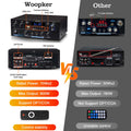 Woopker Audio Amplifier AK55 HiFi Stereo Channel2.0 RMS70W*2 Bluetooth 5.3 Support AUX/OPT/RCA Powered Subwoofer Power Amplifier