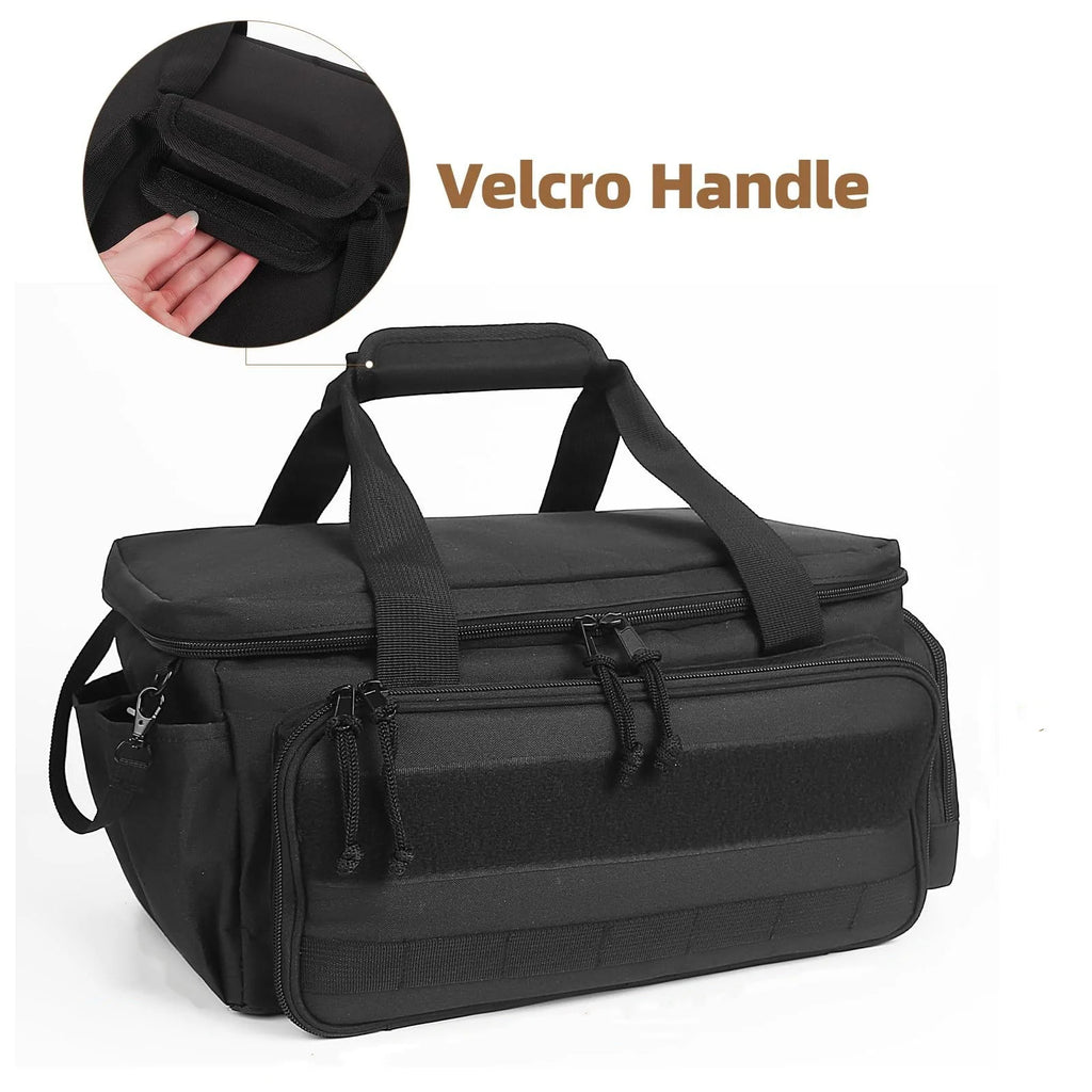 14" Heavy Duty Tactical Tool Bag Non-Slip Base Multipurpose Work Organizer for Handyman, Carpenter, Durable Portable Tool Storage
