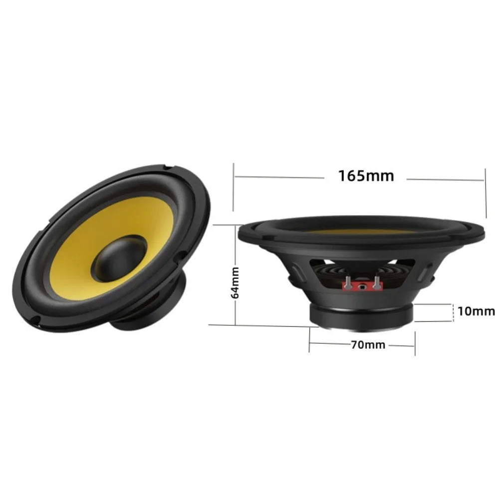 5/6/8/10 Inch Car Bass Speaker HiFi Music Full Range Frequency DIY Car Subwoofer High-volume Universal Audio Speakers