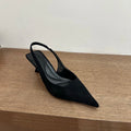 2026 Spring Summer Slip On Women Sandals Shoes Fashion Pointed Toe High Heel Stripper Party Ladies Singbacks Sandalias Shoes