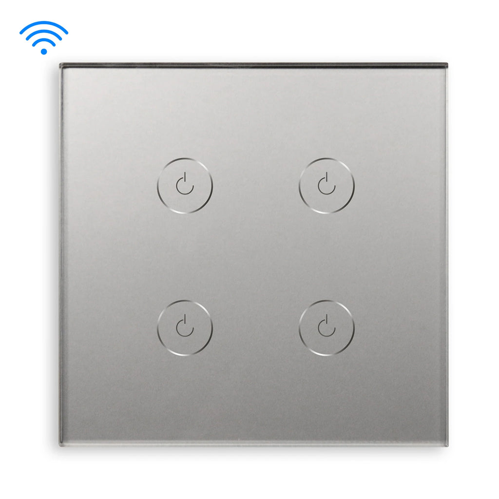 BSEED Wifi Light Touch Switch 1/2/3Gang 1/2/3 Way Smart Switch Wireless Wifi Roller Shutter Switch Support For Tuya Smart Home