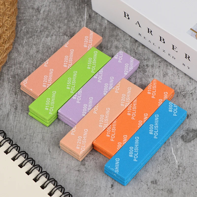9Pcs MS-E400-2000 Semi-rigid Sanding Sticks For Model Making Tools Plastic Model Polishing Rod Hobby DIY Craft