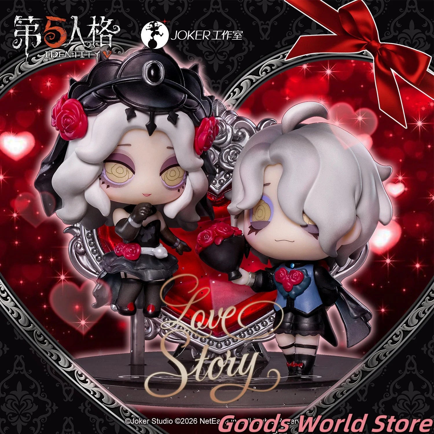 In stock Ada Mesmer Psychologist Emil Patient Figurine Model Ornament Original Merch Identity V Anime Doujin Halloween Gift