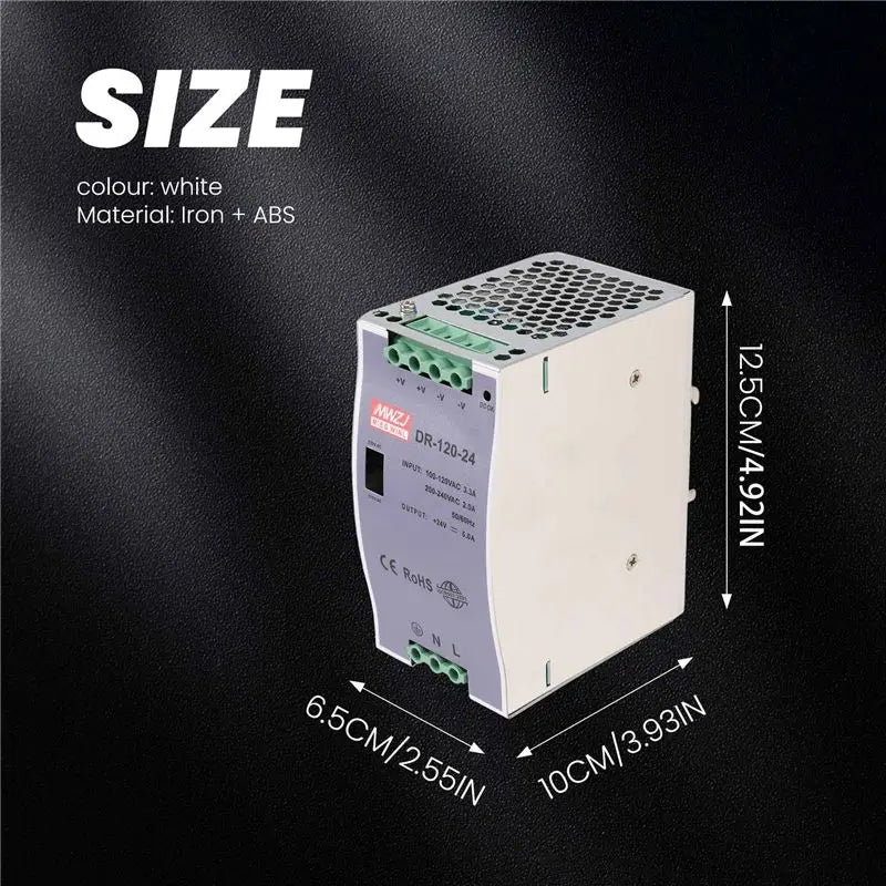 B24B DR-120-24 120W Industrial Grade Rail Power Supply 24V5A Switching Power Supply Rail Mounting Switching Power Supply